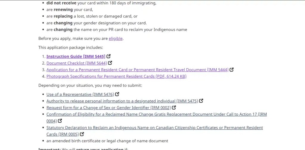 Canada Permanent Resident Card Renewal in 9 Steps Icy Canada
