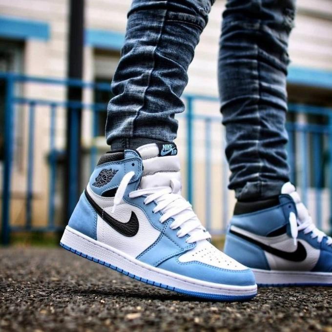 Jual Nike Air Jordan 1 Mid Blue Terbaru - Dec 2022 | Lazada.co.id