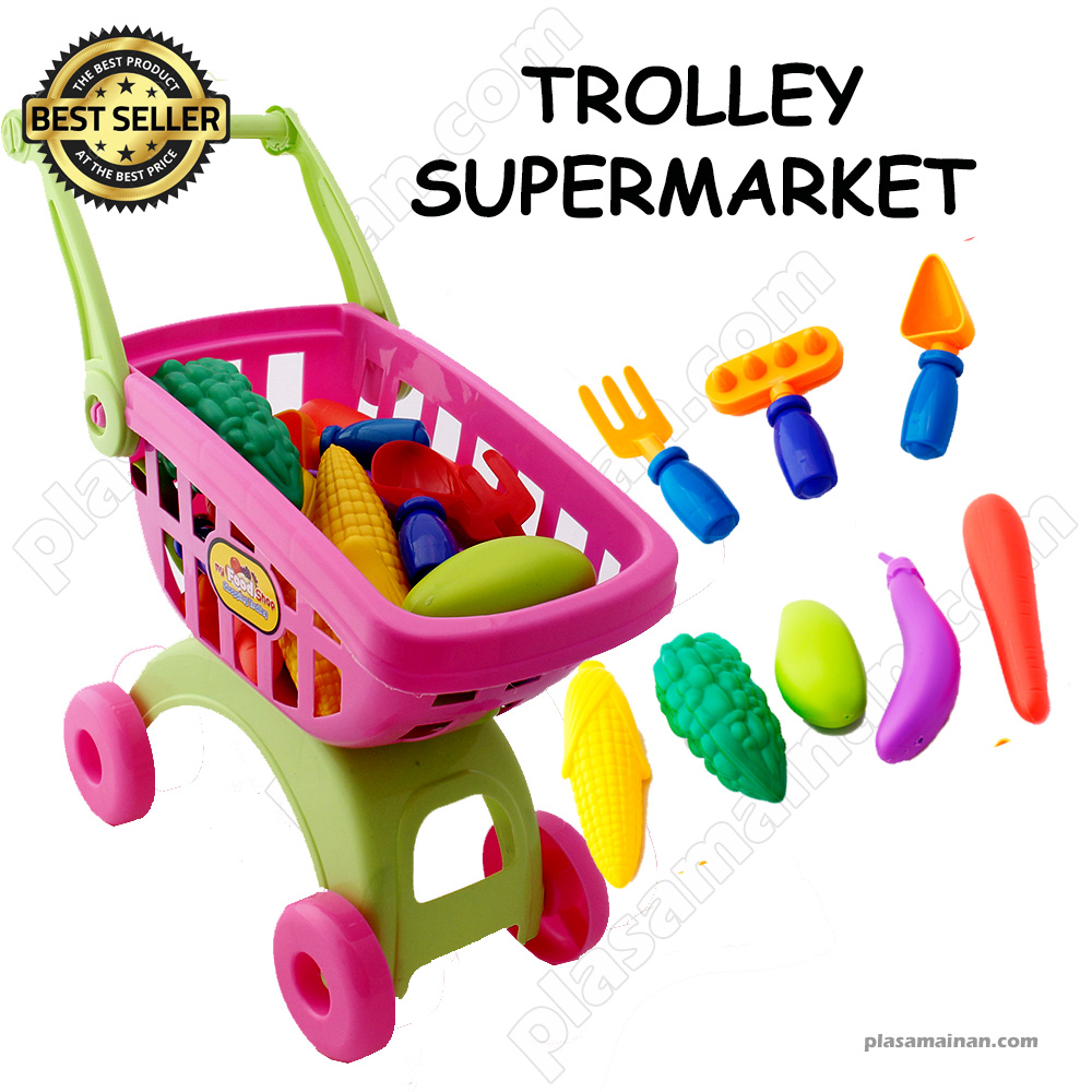 Free Ongkir]* Aa Toys St003 Mainan Anak Perempuan Keranjang Belanja - Mainan Trolly Supermarket -Warna Acak | Lazada Indonesia
