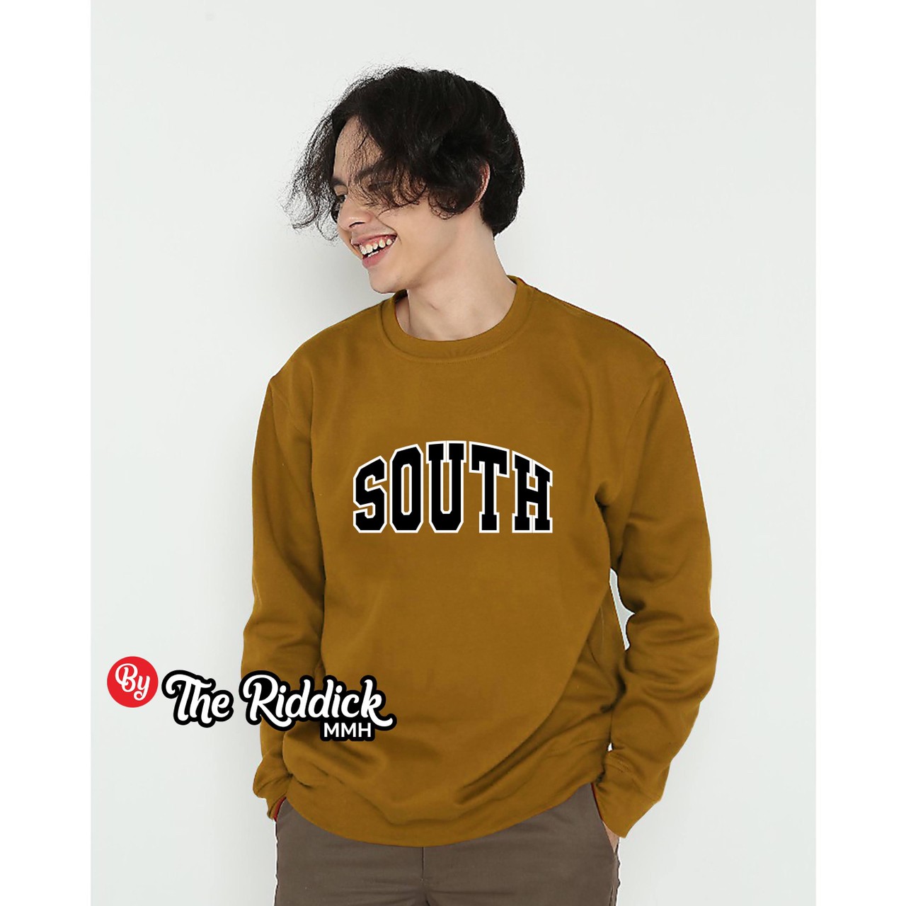 Sweater Crewneck South Coklat / Sweater Crewneck South Terbaru / Sweater Crewneck Pria / Sweater Crewneck South Terlaris / Sweater Crewneck South Original | Lazada Indonesia