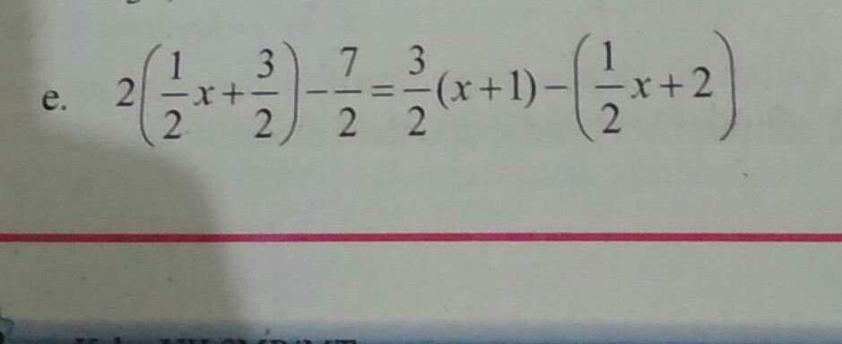 tentukan himpunan penyelesaian dari persamaan linear berikut Brainly