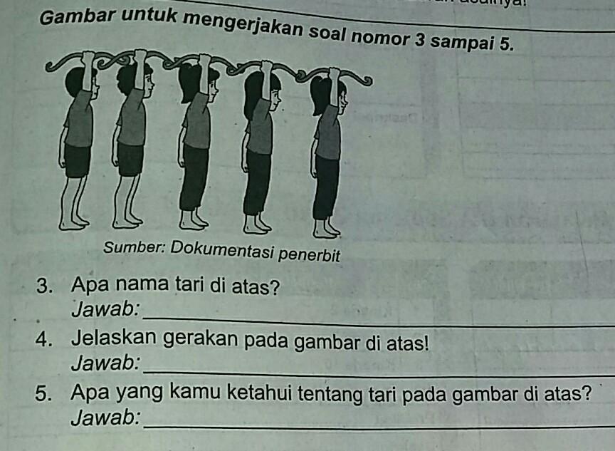 Apa Nama Tarian Gambar Di Atas Dan Jelaskan Cara Permainannya Sedang