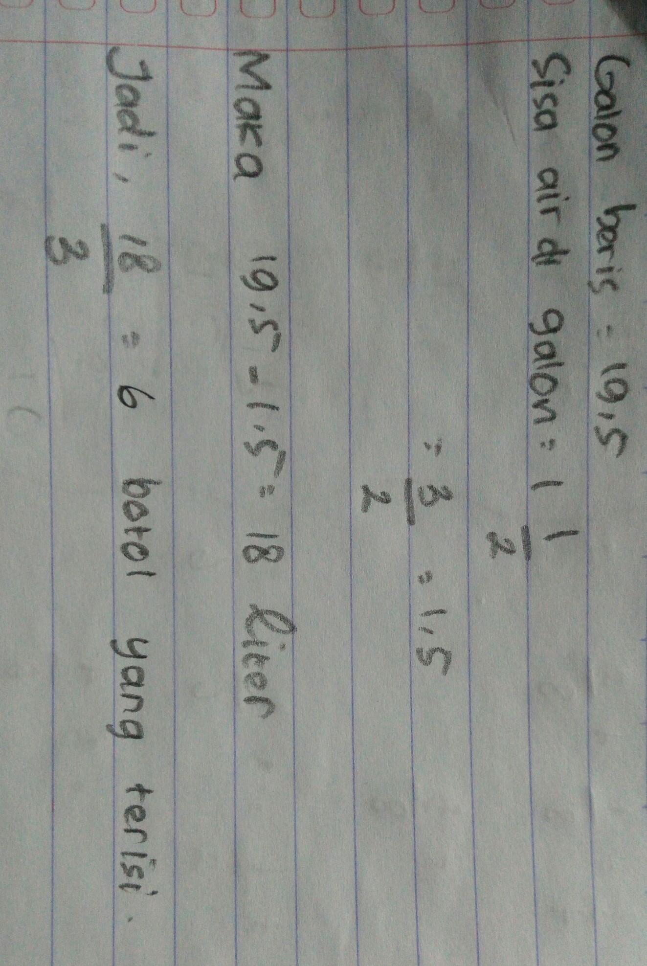 1 Galon Berapa Liter Air Guru