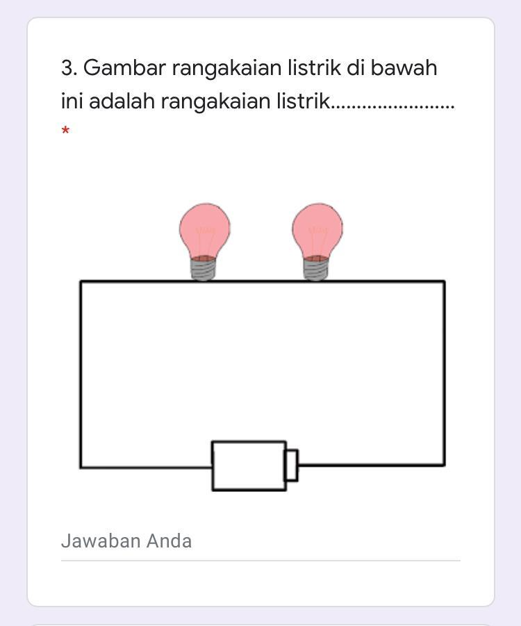 Gambar rangkaian listrik dibawah ini adapah rangkaian