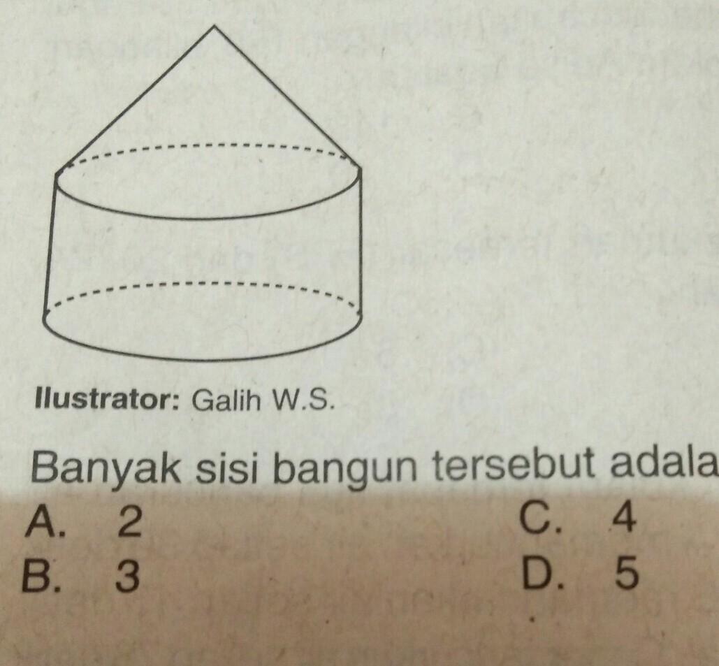perhatikan gambar gabungan bangun tersebut. banyak sisi bangun tersebut