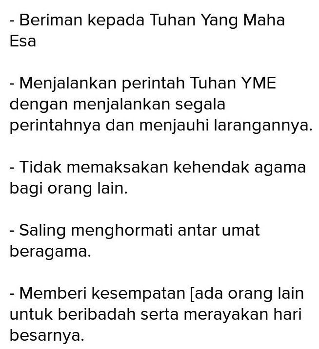 Sebutkan Tiga Contoh Perilaku Yang Mencerminkan Sila
