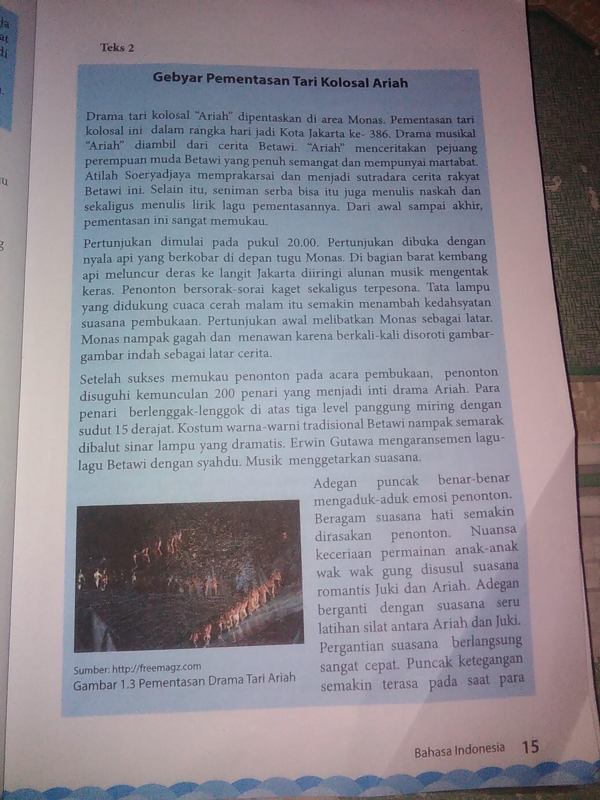 Teks 2 Di Atas Membicarakan Tentang Apa Soal Perhitungan