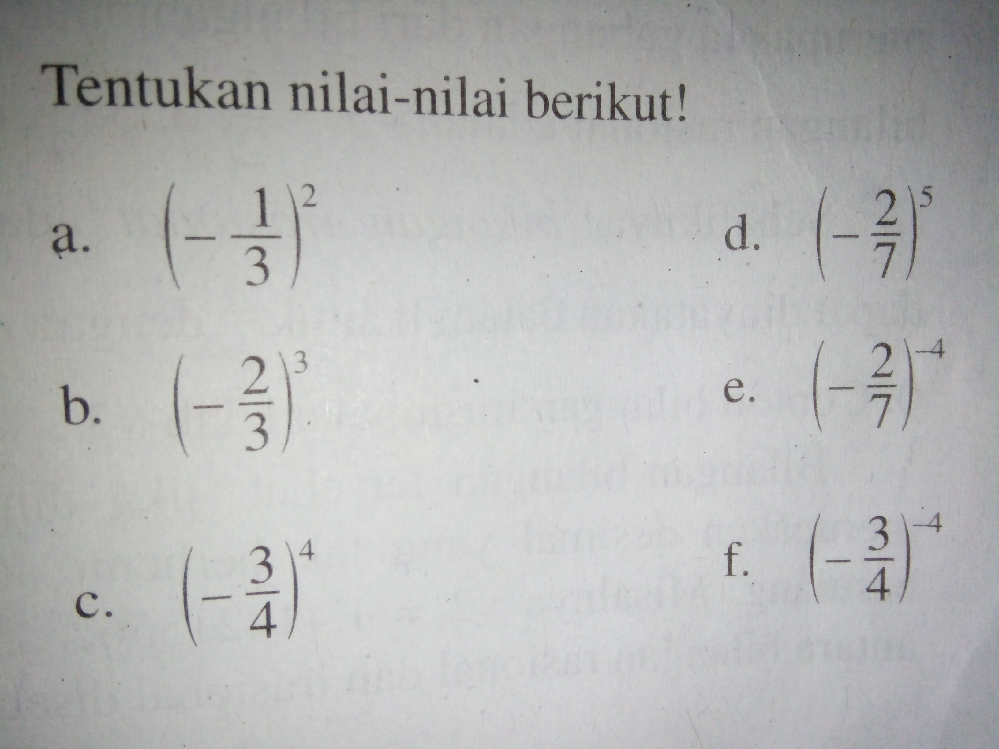 tentukan nilai nilai berikut! Brainly.co.id
