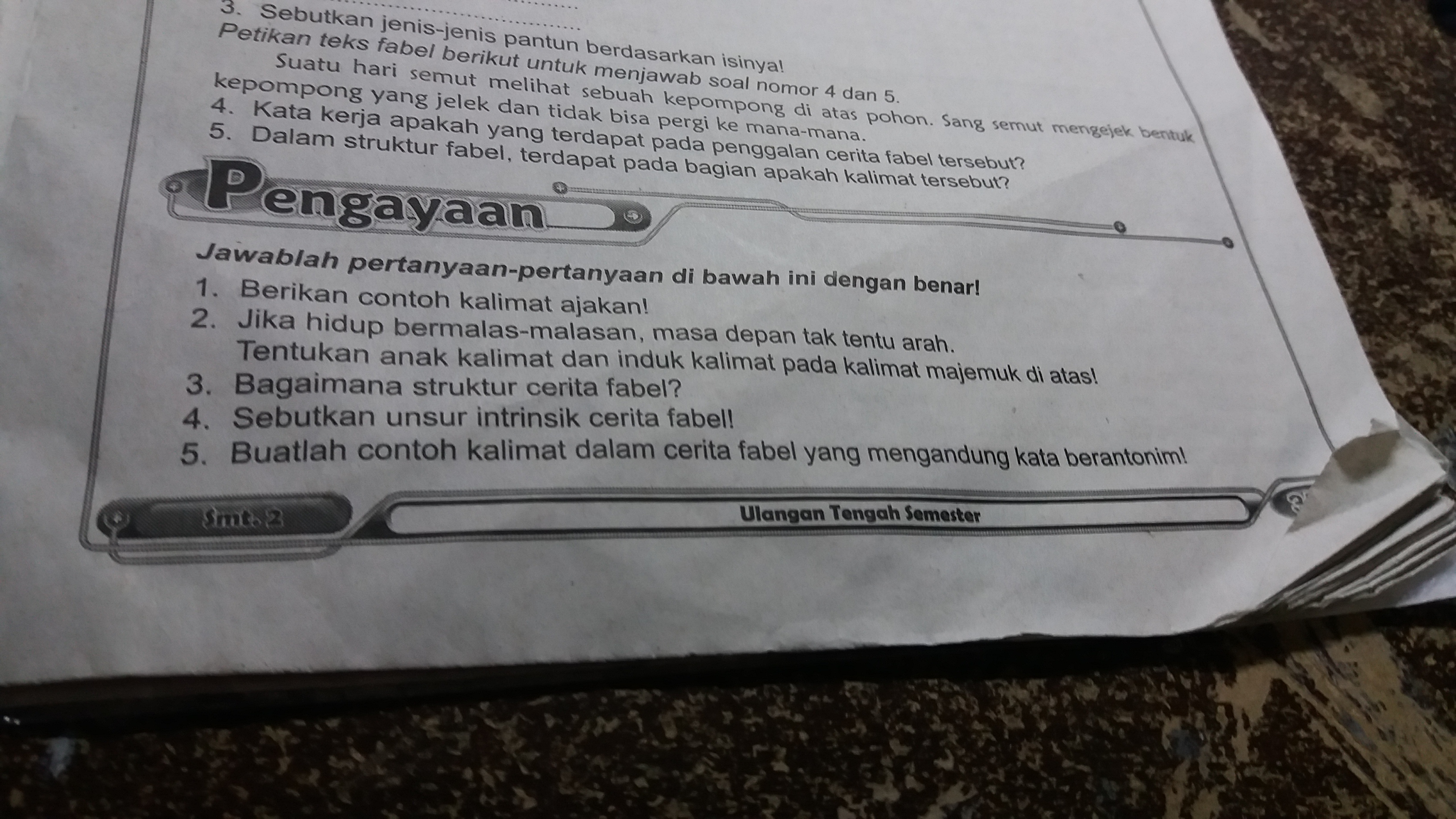Sebutkan Contoh Latar Waktu Teks Fabel Terkait Teks