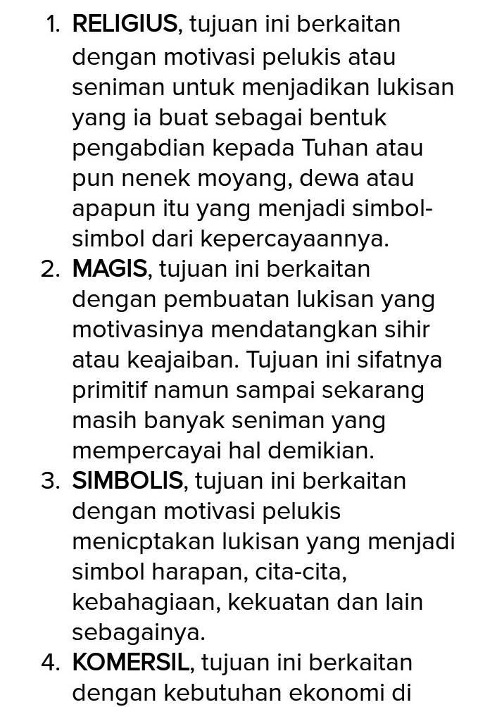 Lukisan Yang Mempunyai Tujuan Komersial Biasanya Dibuat Dengan Mengikuti