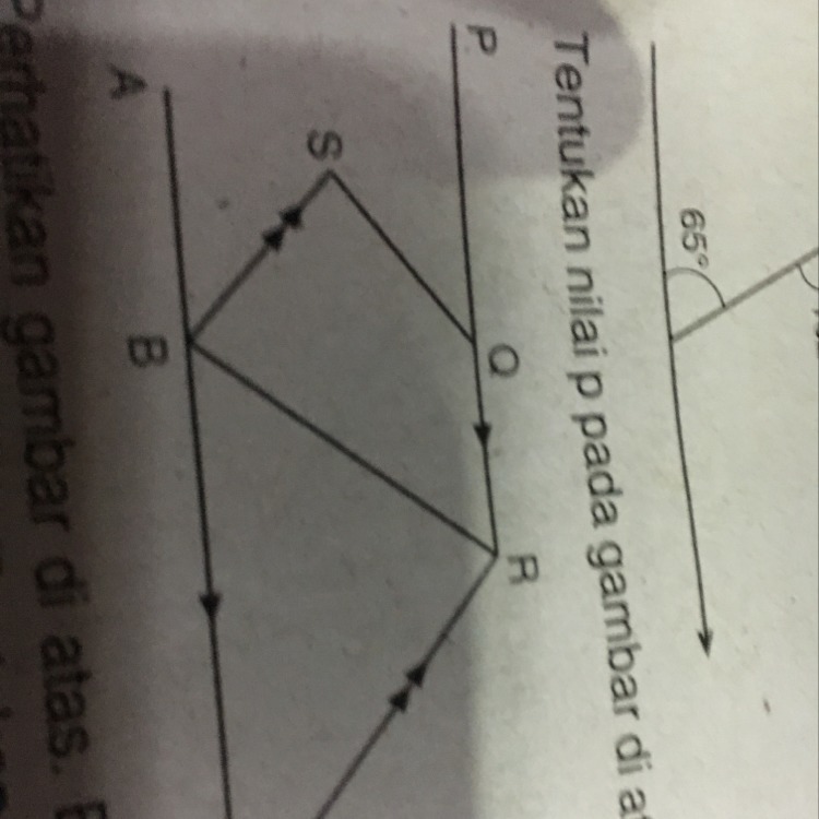 Perhatikan gambar di atas besar sudut BCR=43 derajat Dan sudut SQR =141