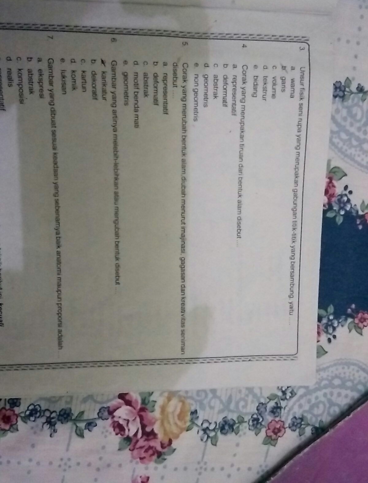 Gambar Yang Dibuat Sesuai Keadaan Yang Sebenarnya Baik Anatomi Maupun