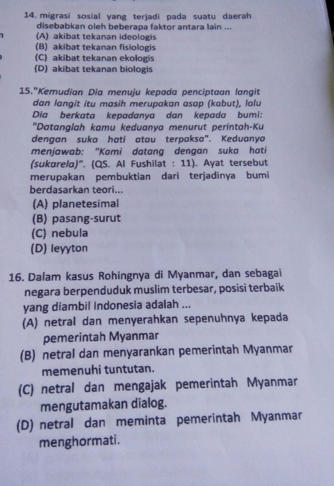 Tuliskan Empat Faktor Yang Mempengaruhi Terjadinya Modernisasi Pegud