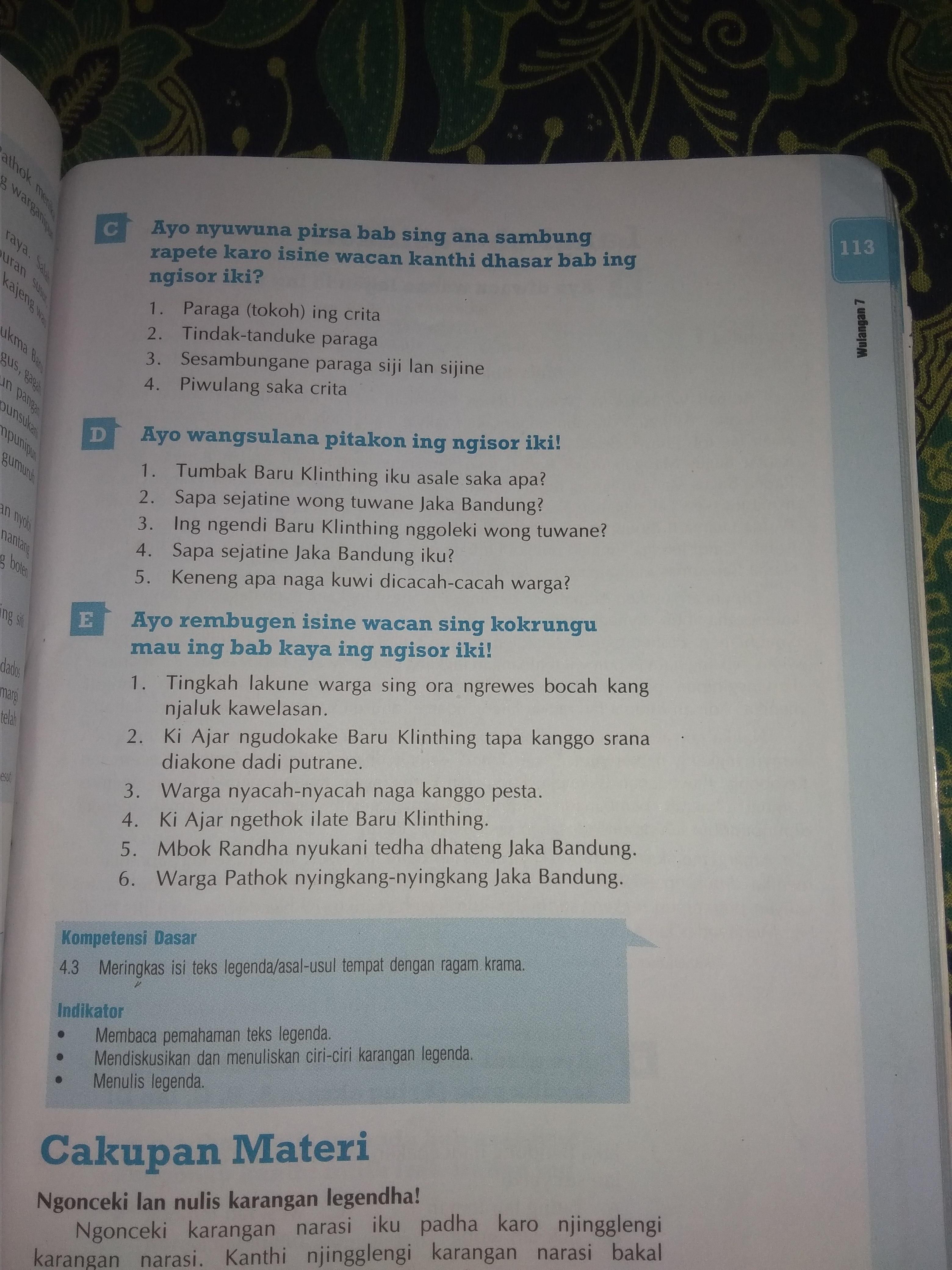 Sapa Sejatine Wong Tuwane Jaka Bandung