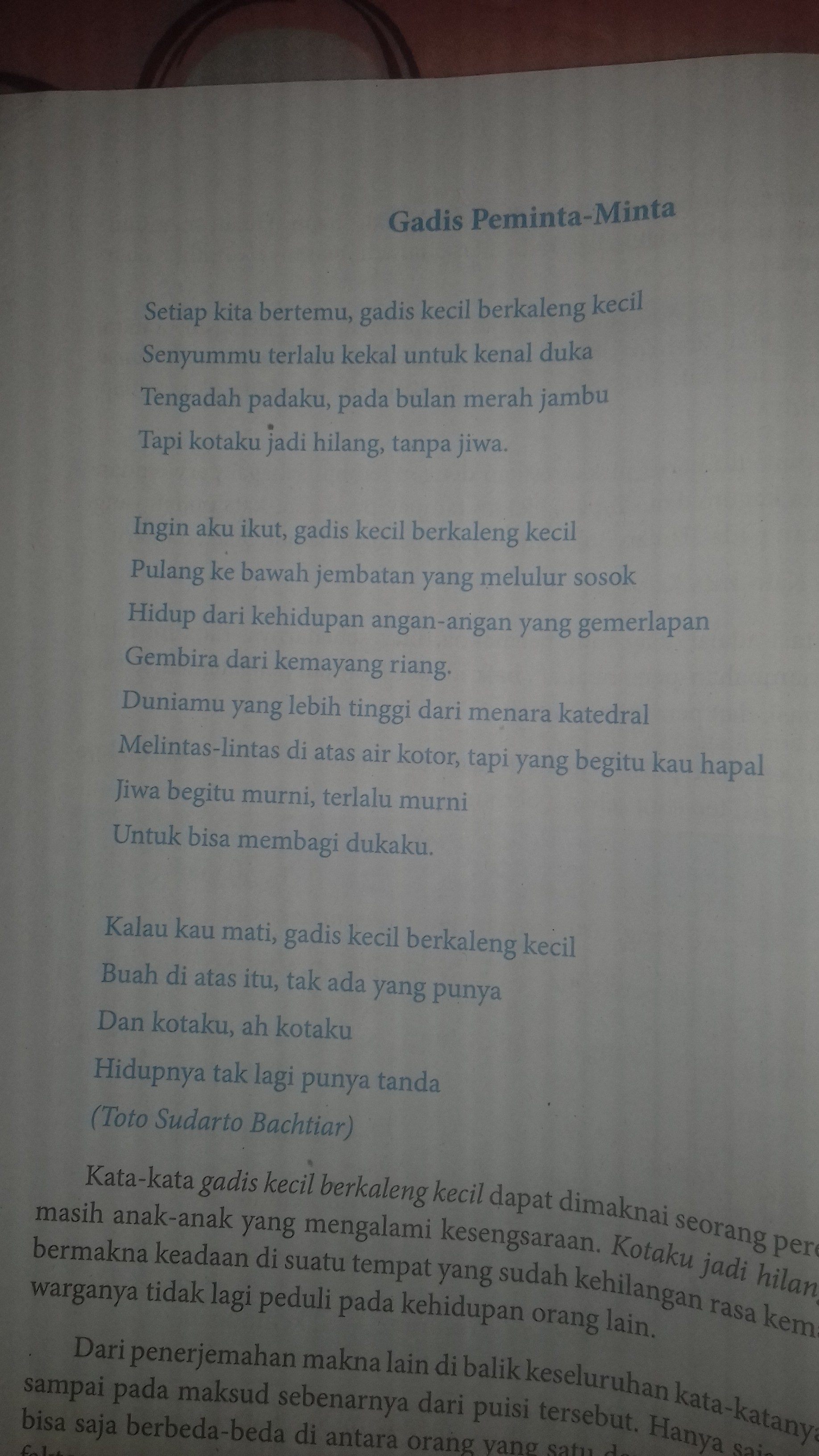 Tentukanlah perwajahan puisi diksi imaji majas rima