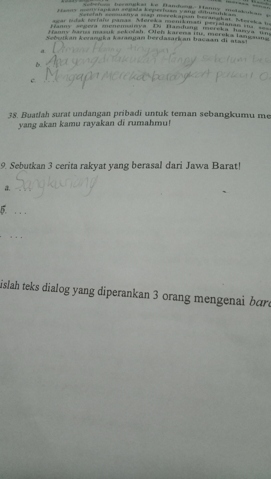 Apa Kang Diarani Cerita Rakyat