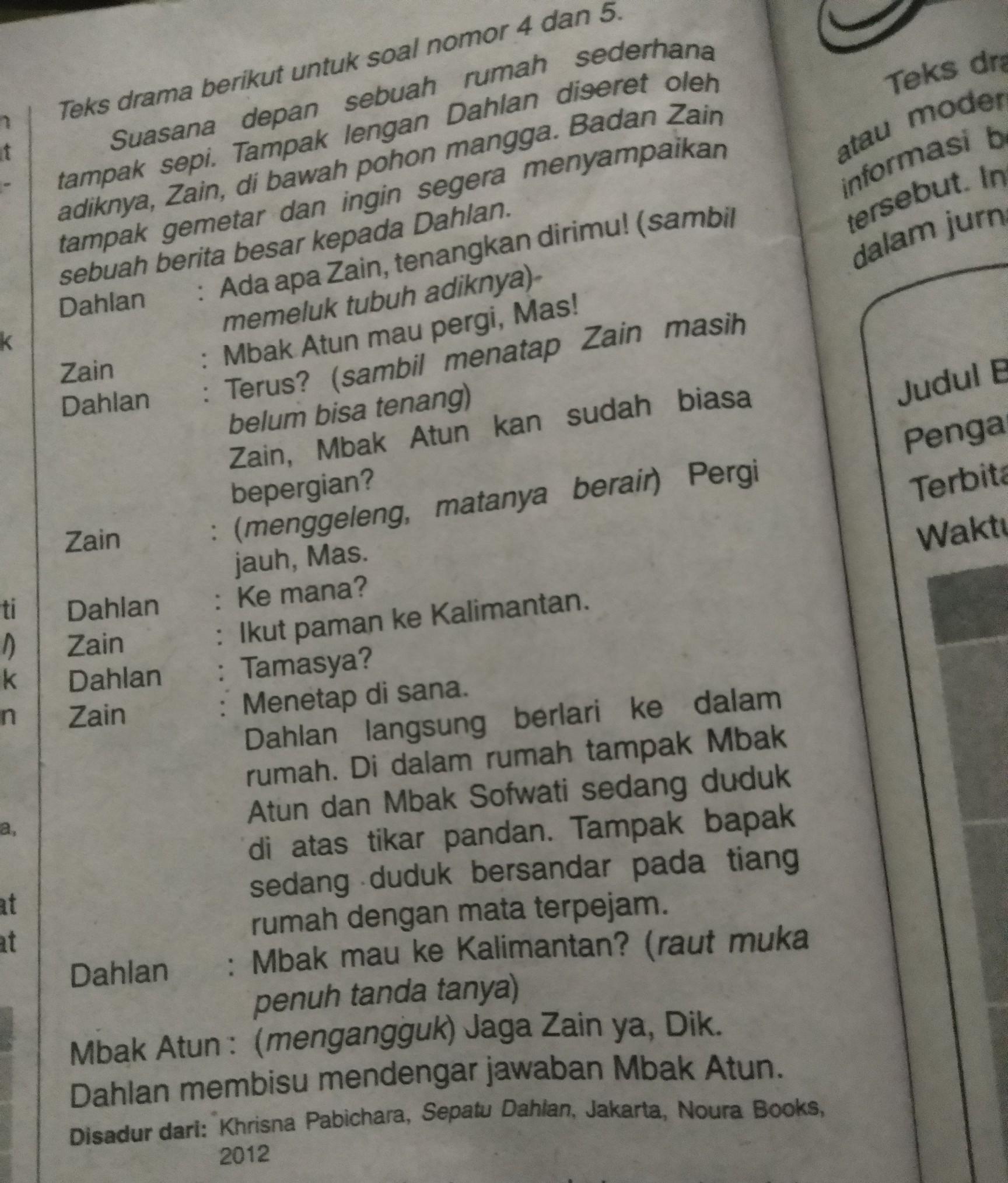 Contoh Soal Makna Tersirat Dan Tersurat Dalam Teks Drama