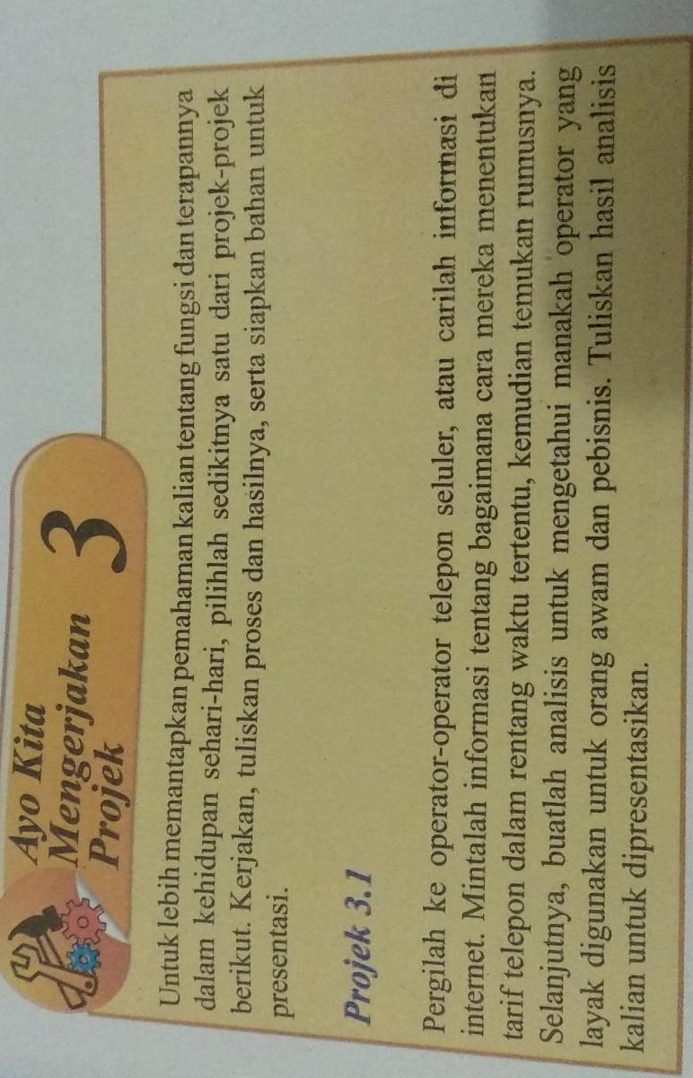 Kunci Jawaban Matematika Tugas Projek3 Kelas 7 Erma Books