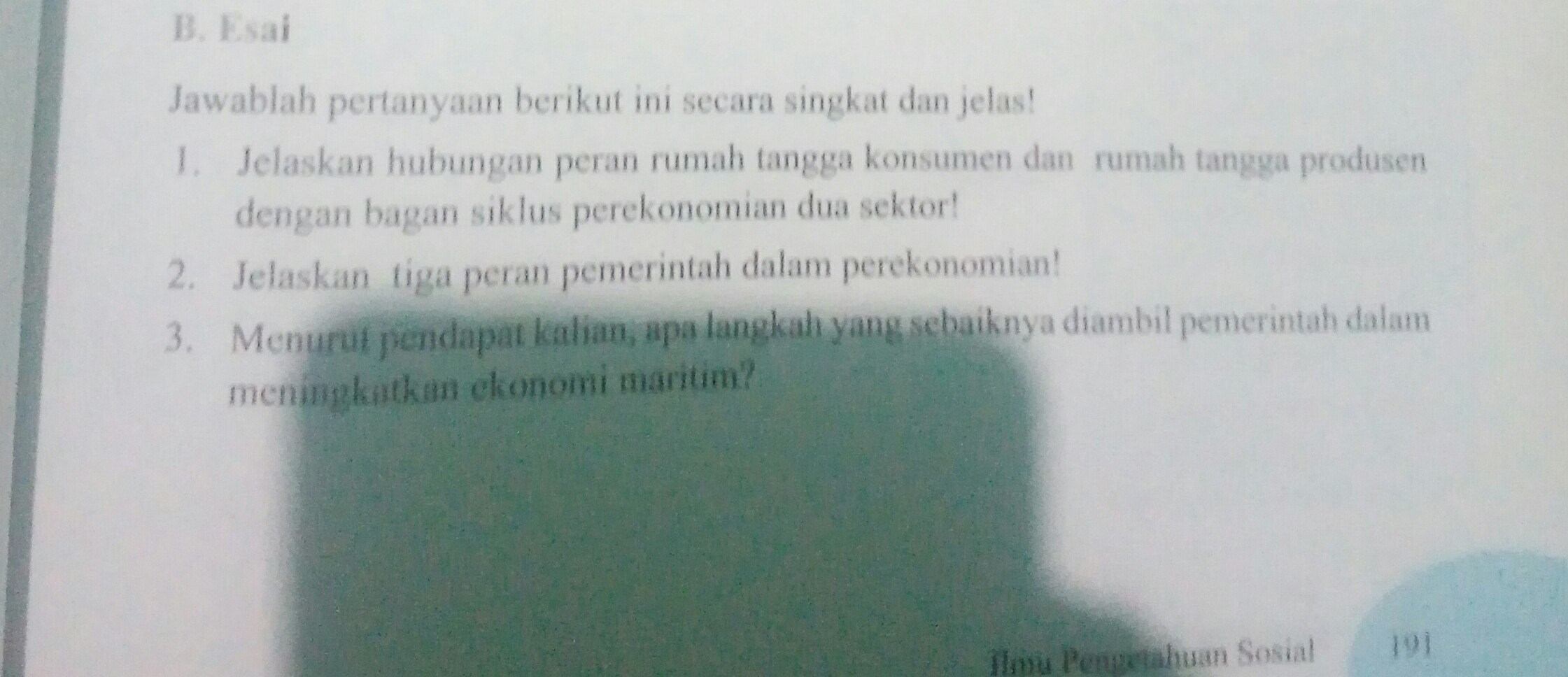 Contoh Soal Essay Pelaku Ekonomi Dan Jawabannya Bagikan Contoh