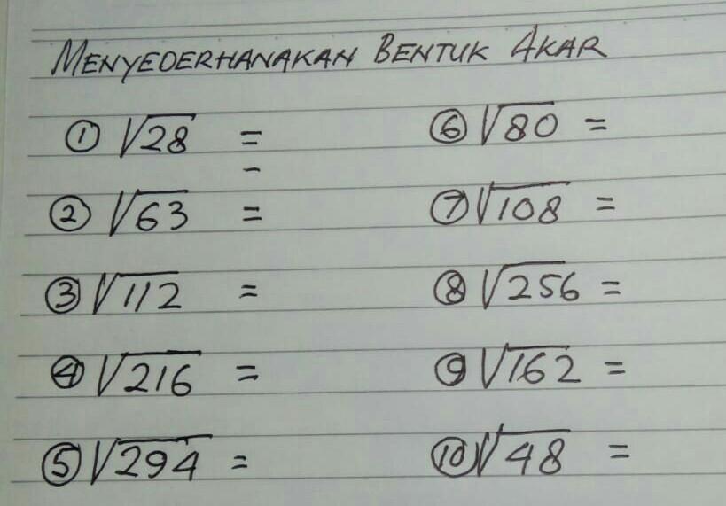 Akar Kuadrat Dari 1256 AKARKUA