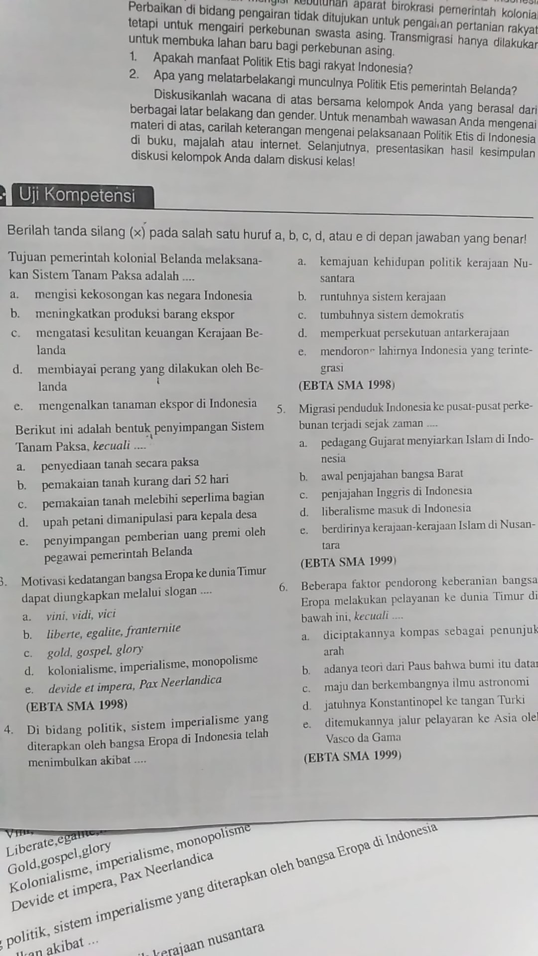 Kunci Jawaban Sejarah Peminatan Kelas Xi Kurikulum 2013 Hal 324