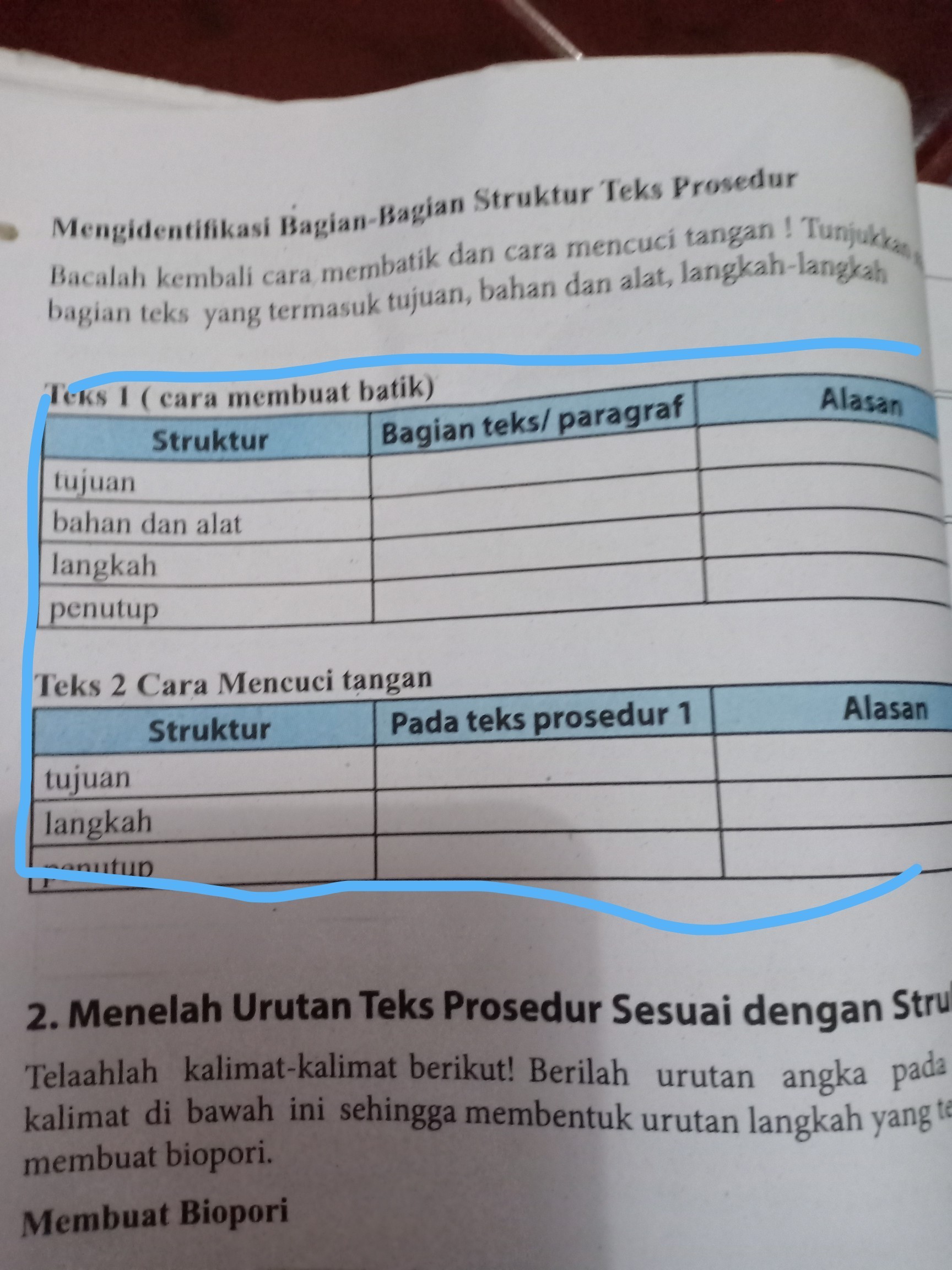 Teks 1 Cara Membuat Batik Teks 2 Cara Mencuci Tangan