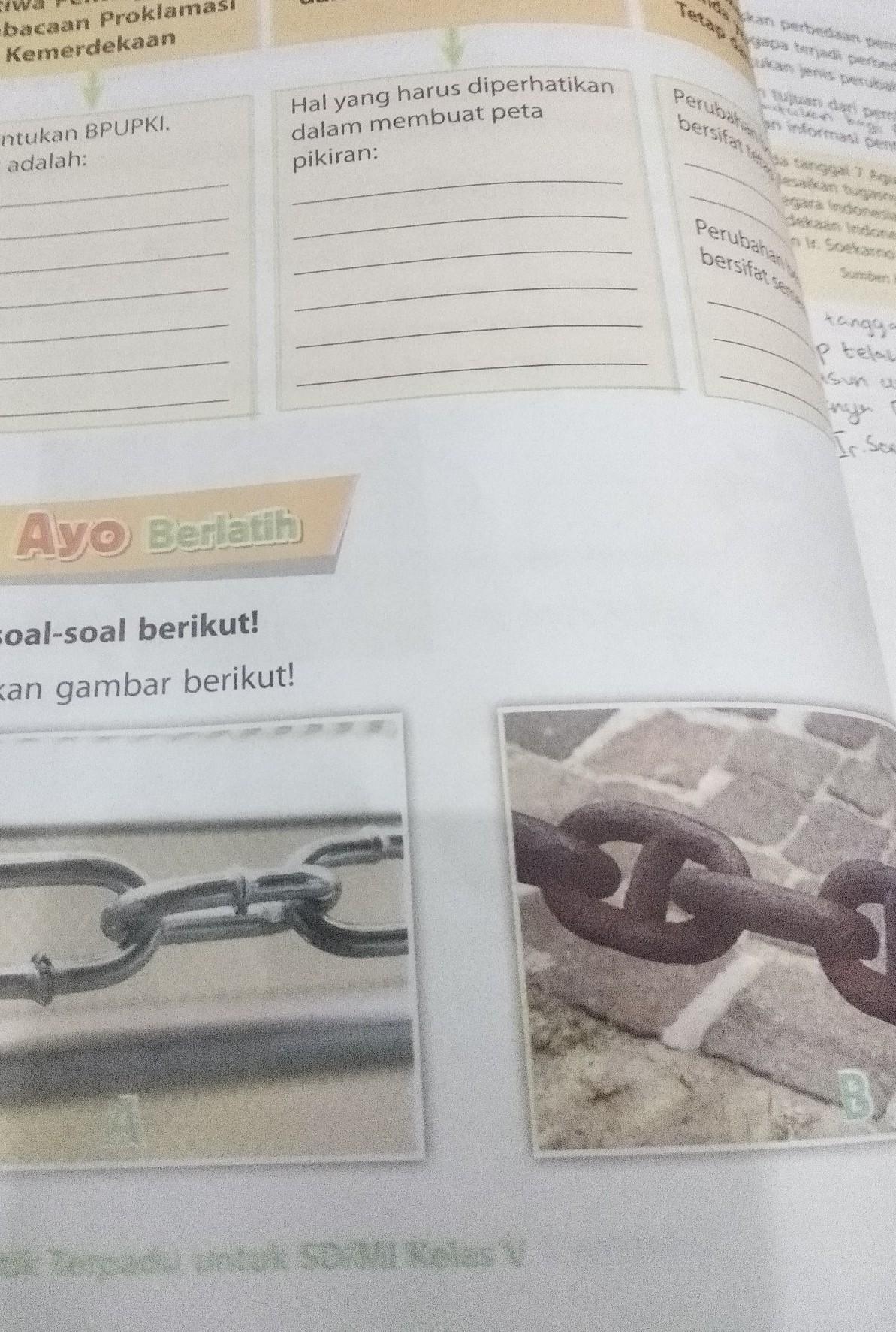 a.jelaskan perbedaan permukaan benda A dan B!b.mengapa terjadi