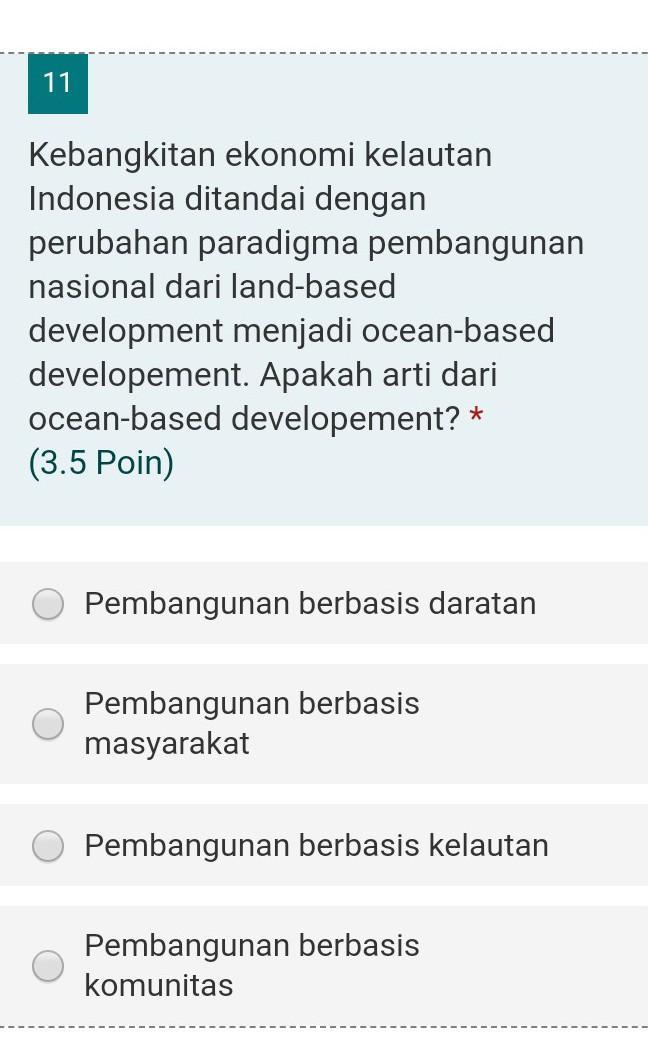 Kebangkitan ekonomi kelautan Indonesia ditandai dengan