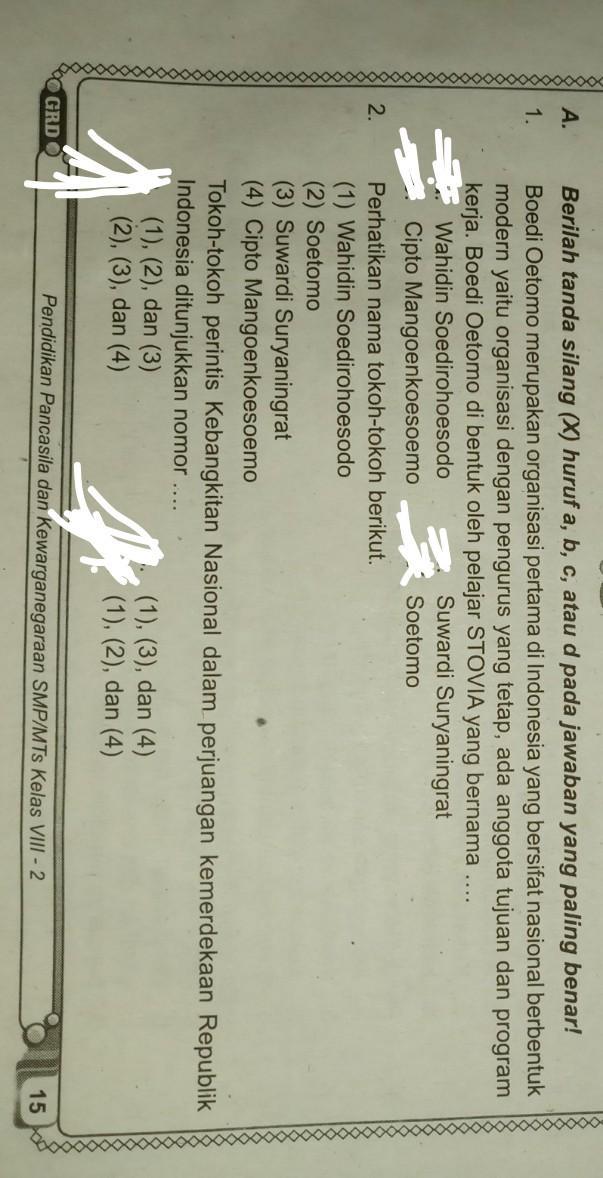 Boedi Oetomo merupakan organisasi pertama di Indonesia yang bersifat