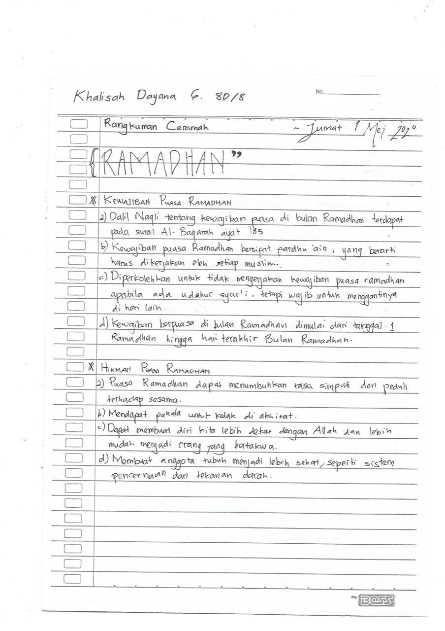 Rangkuman Ceramah Tentang Kewajiban Puasa Ramadhan Dan Hikmahnya Asia