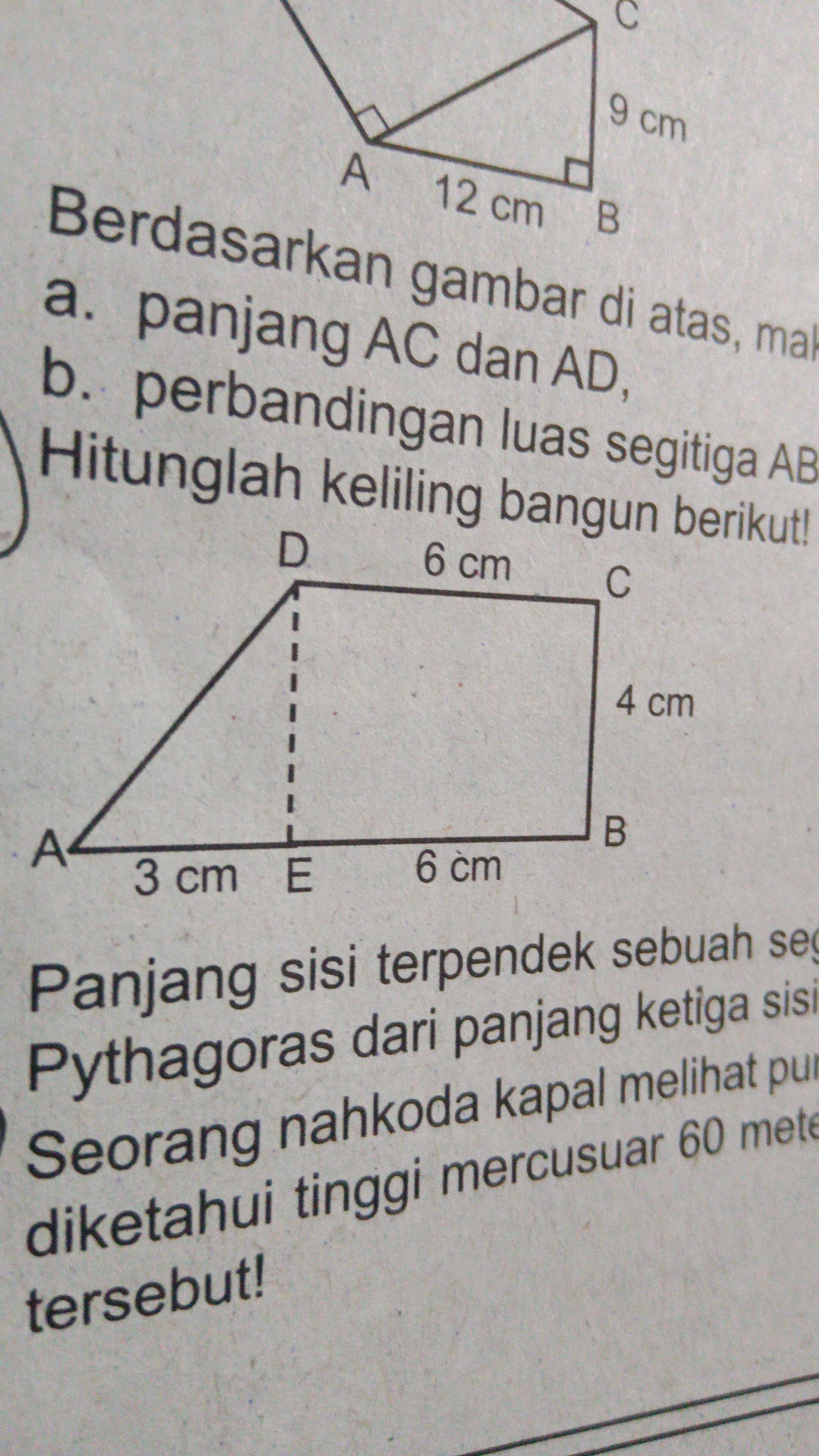 Hitunglah keliling bangun berikut! Brainly.co.id