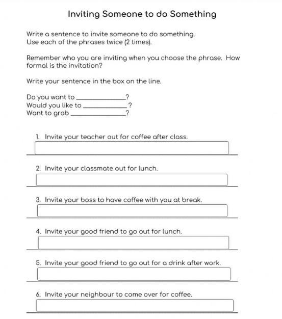 Inviting someone to do somethingjangan ngasal - Brainly.co.id