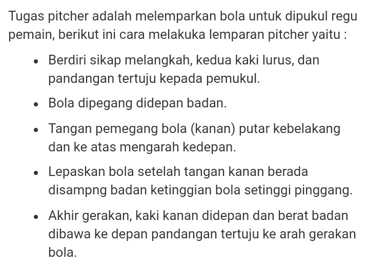 Bagaimana Lemparan Pitcher Yang Benar Mama Baca