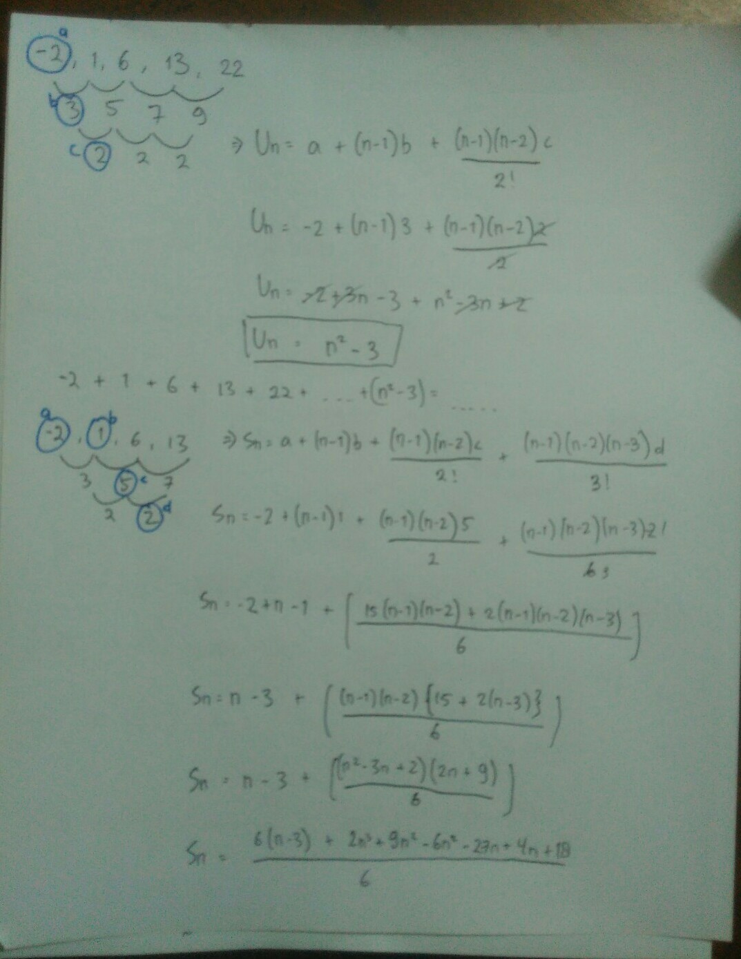 Rancang Suatu Formula Untuk Setiap Pola Barisan Yang Diberikan