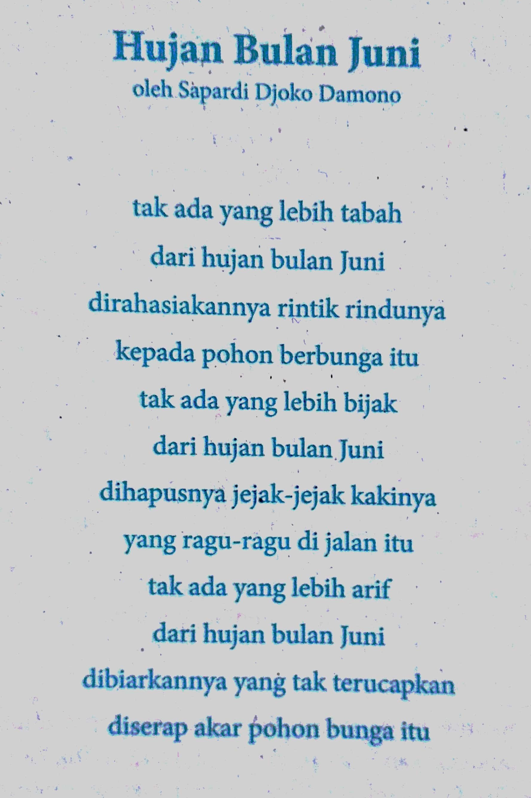 Mengapa Teks Itu Dikatakan Sebagai Puisi Berbagi Teks