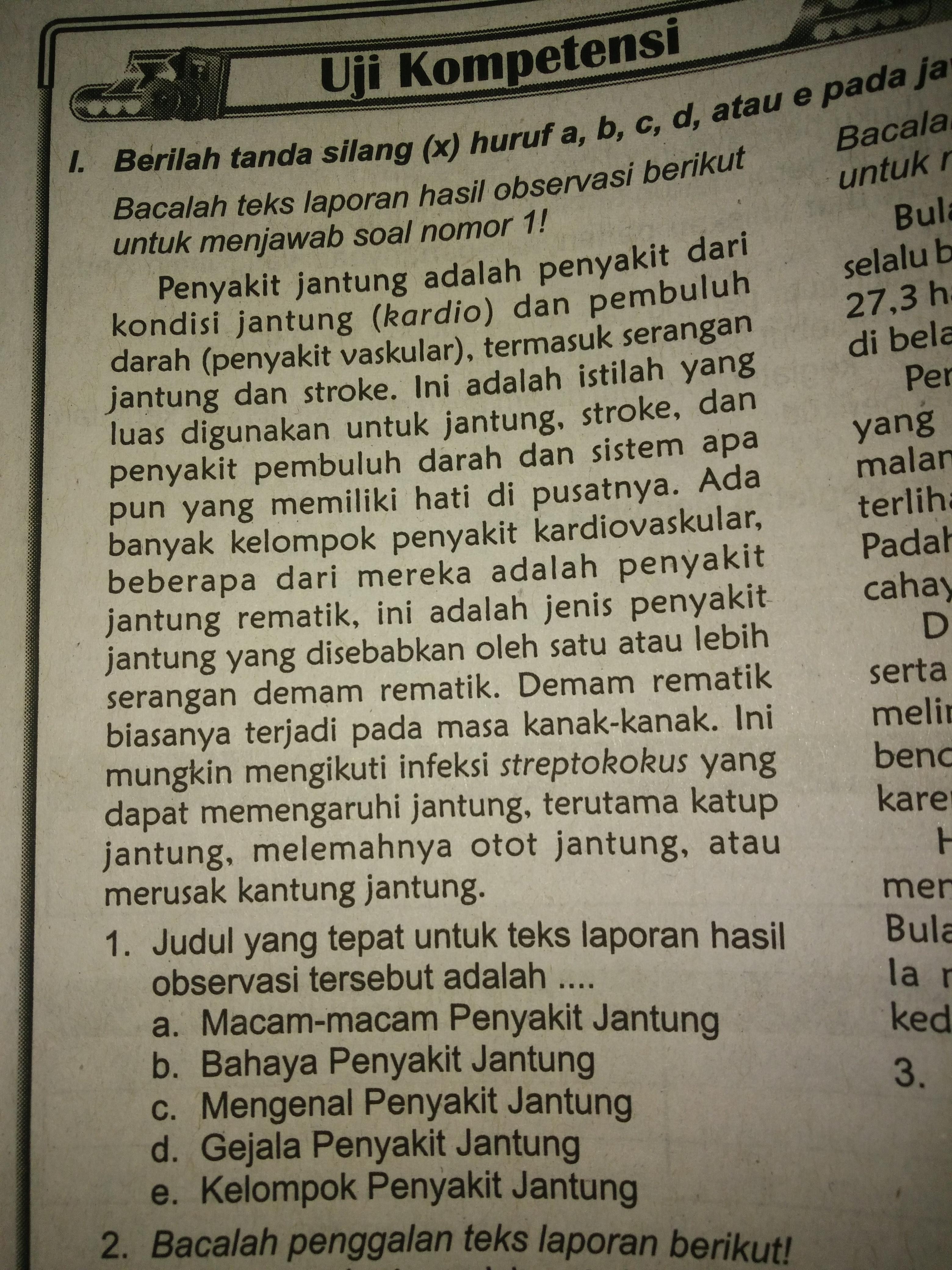 Contoh Laporan Hasil Observasi Jalan