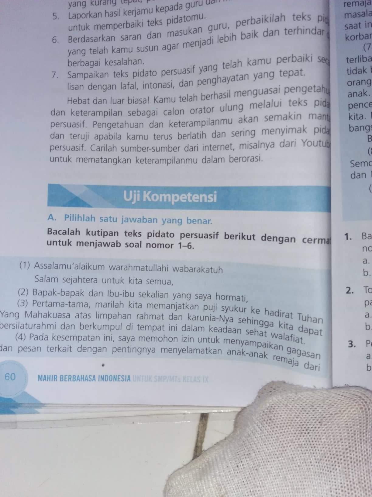 Kunci jawaban bahasa indonesia kelas 9 halaman 48 menulis pidato. Soal Bahasa Indonesia Kelas 9 Tentang Pidato Persuasif Contoh Soal Pas Bahasa Indonesia Kelas 9 Pidato Persuasif Semester 1 Teks Cerita Pendek Menyusun Cerita Pendek Itslembarsiswa