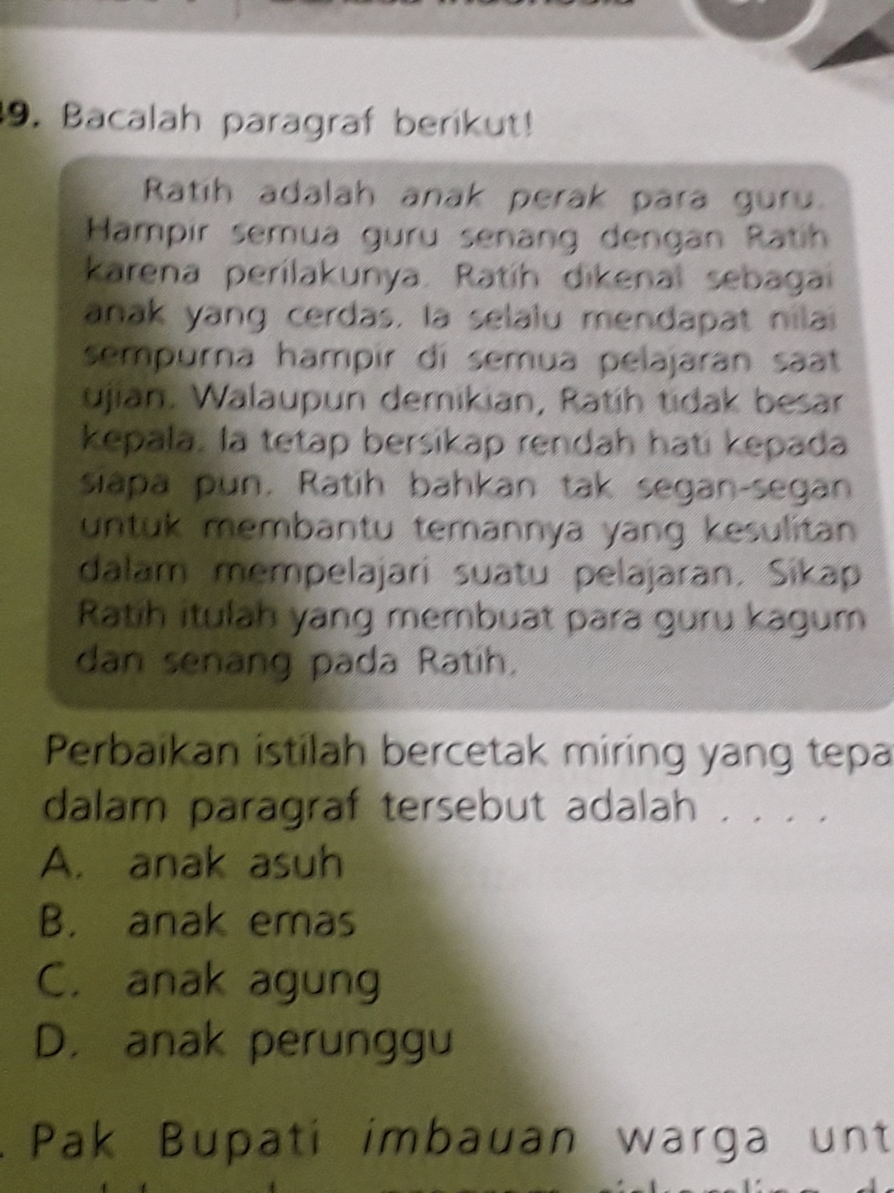 Apa Arti Anak Emas Adalah