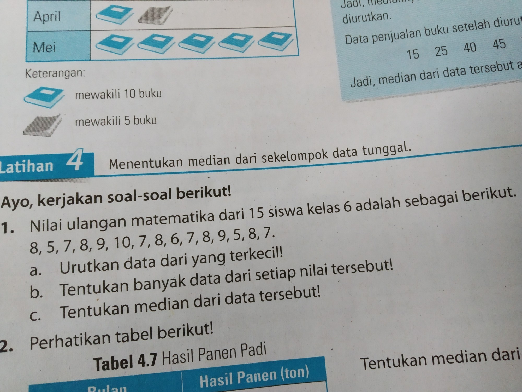 Nilai Ulangan Matematika 10 Orang Anak Sebagai Berikut Rajiman