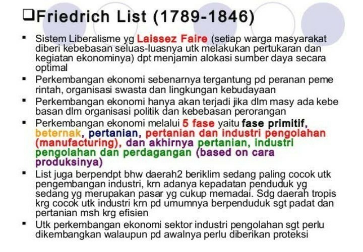 Jelaskan teoriteori pertumbuhan ekonomi menurut friedrich