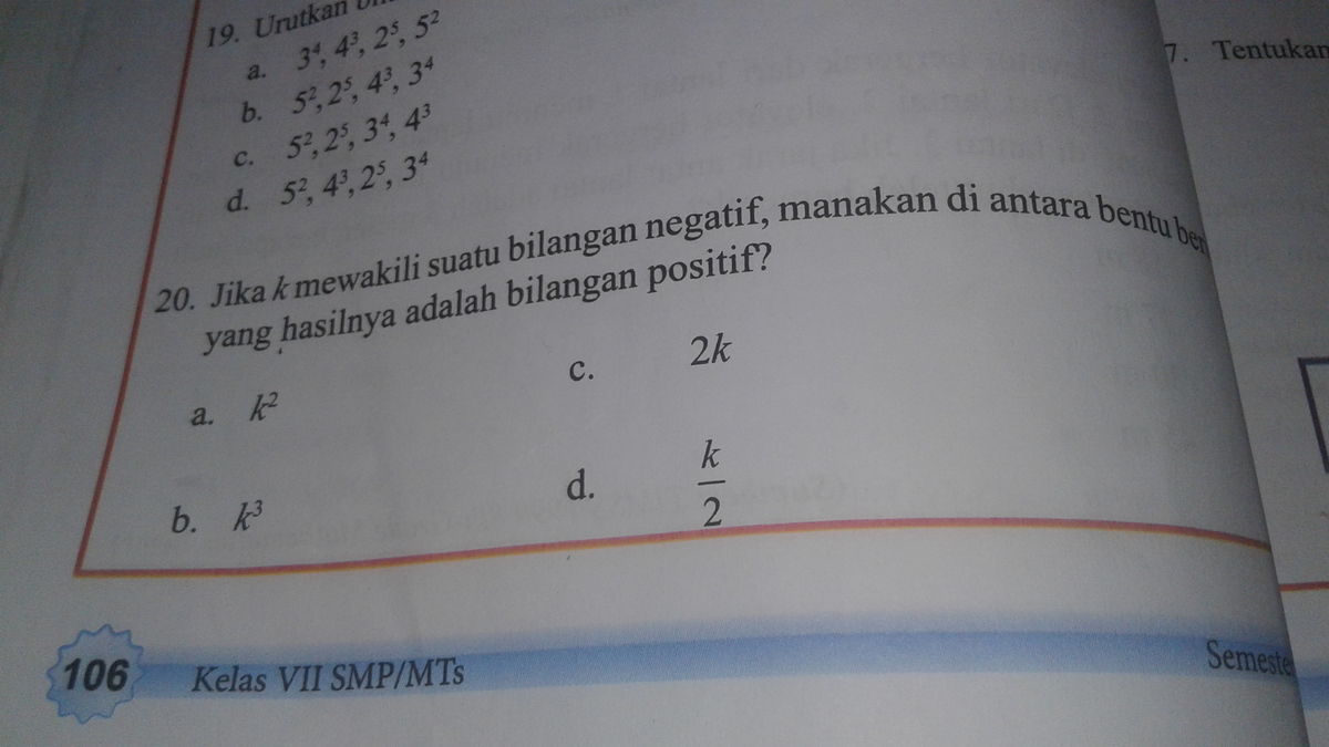 Kunci Jawaban Manakah Diantara Bilangan Berikut Yang