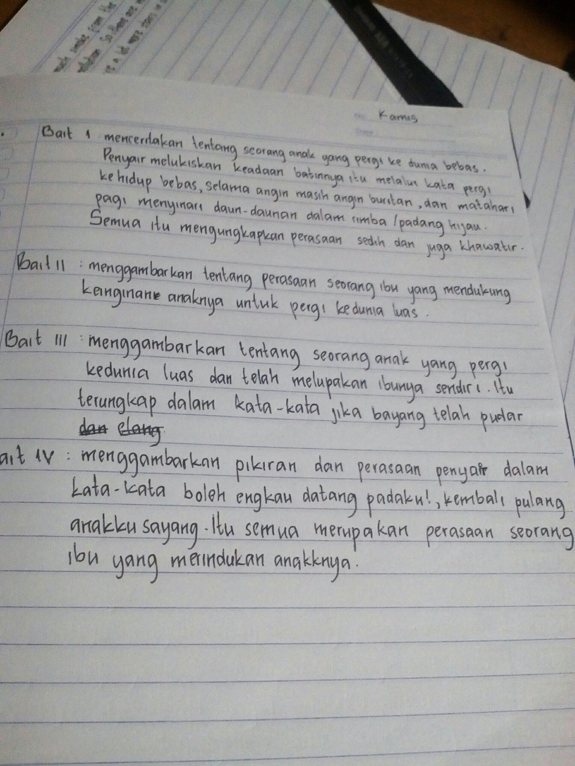 kegiatan 4.3 bagian A buku bahasa Indonesia kelas 8, yang