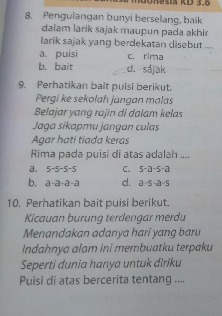 Pengulangan Bunyi Yang Berselang Guru