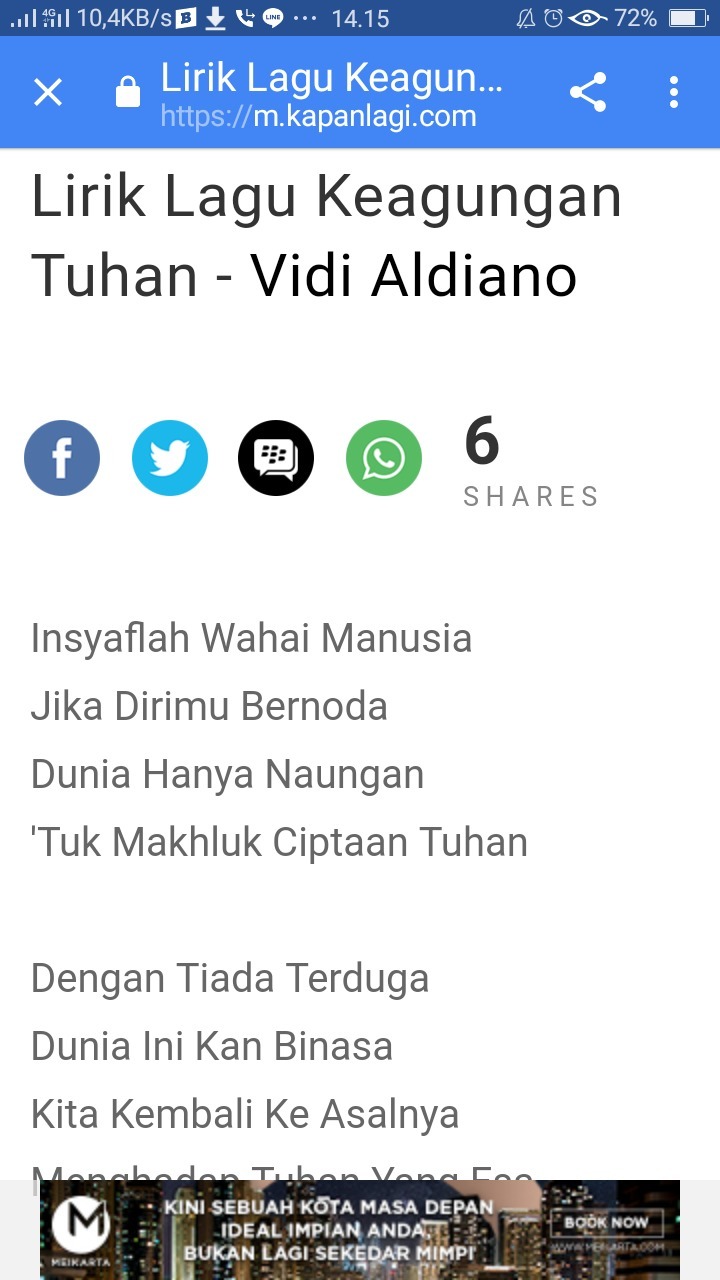 Lirik Lagu Sulis Kuasa Ilahi Belajar