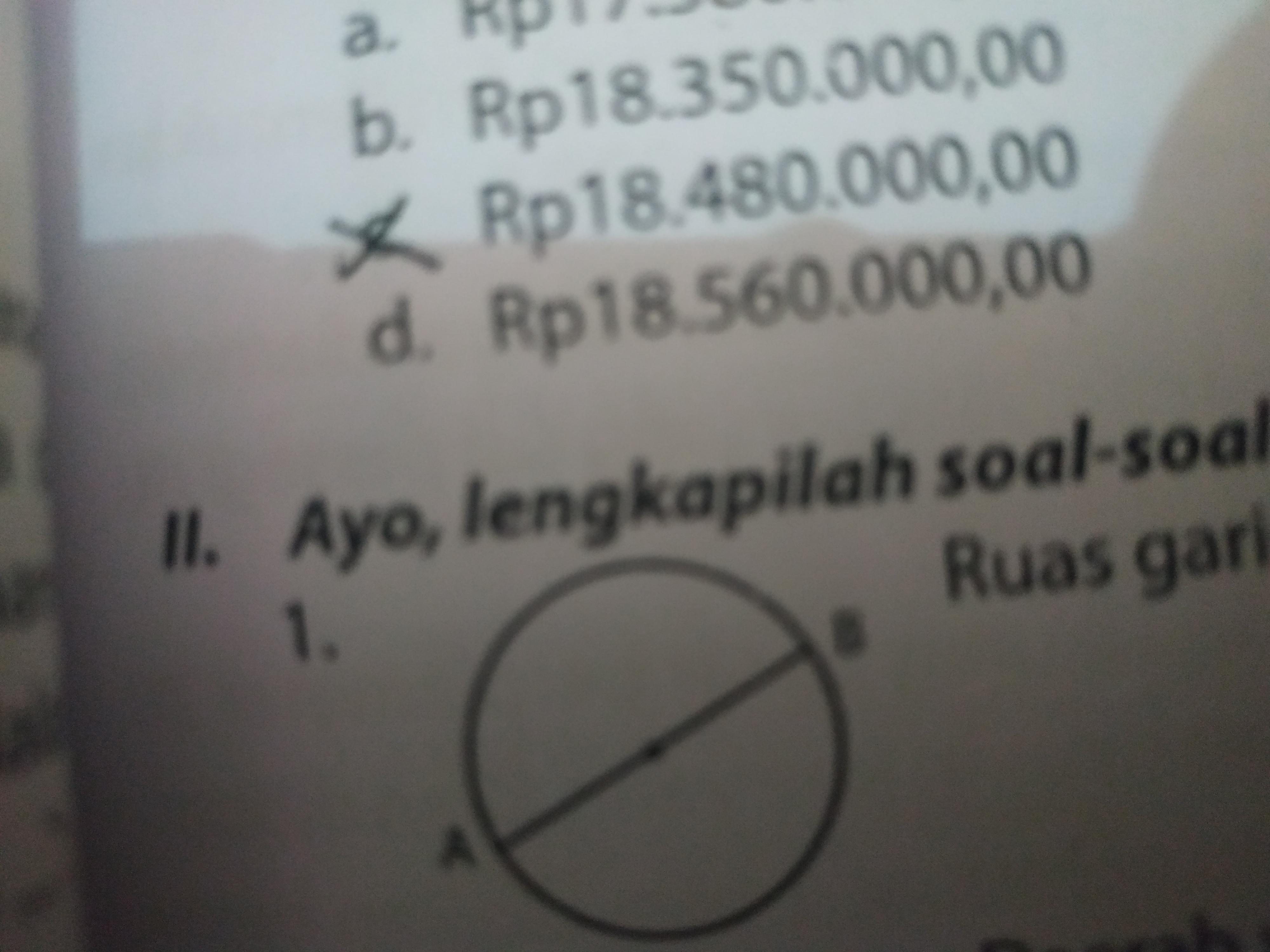 Ruas garis AB pada gambar dinamakan ? Brainly.co.id