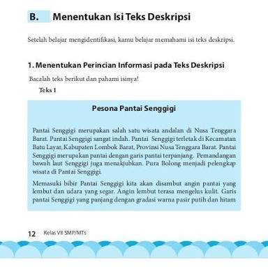Struktur Teks Deskripsi Pesona Pantai Senggigi - Berbagi Struktur