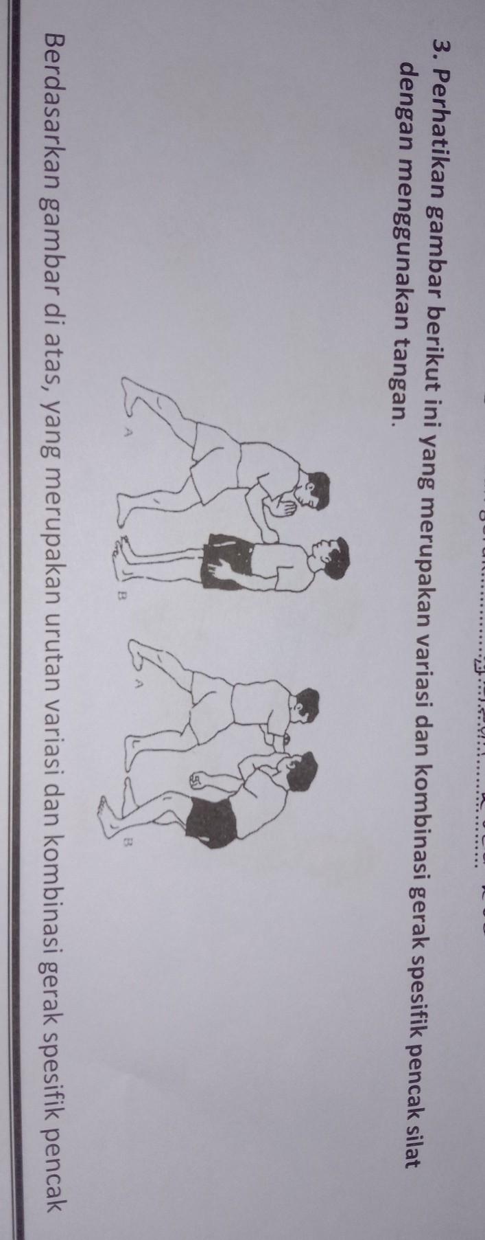. Perhatikan gambar berikut ini yang merupakan variasi dan