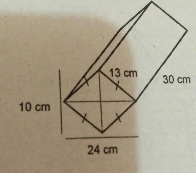 Hal ini karena banyak sekali contoh objek atau benda yang menggunakan bentuk prisma. Perhatikan Gambar Tersebut Volume Prisma Belah Ketupat Tersebut Adalah Brainly Co Id