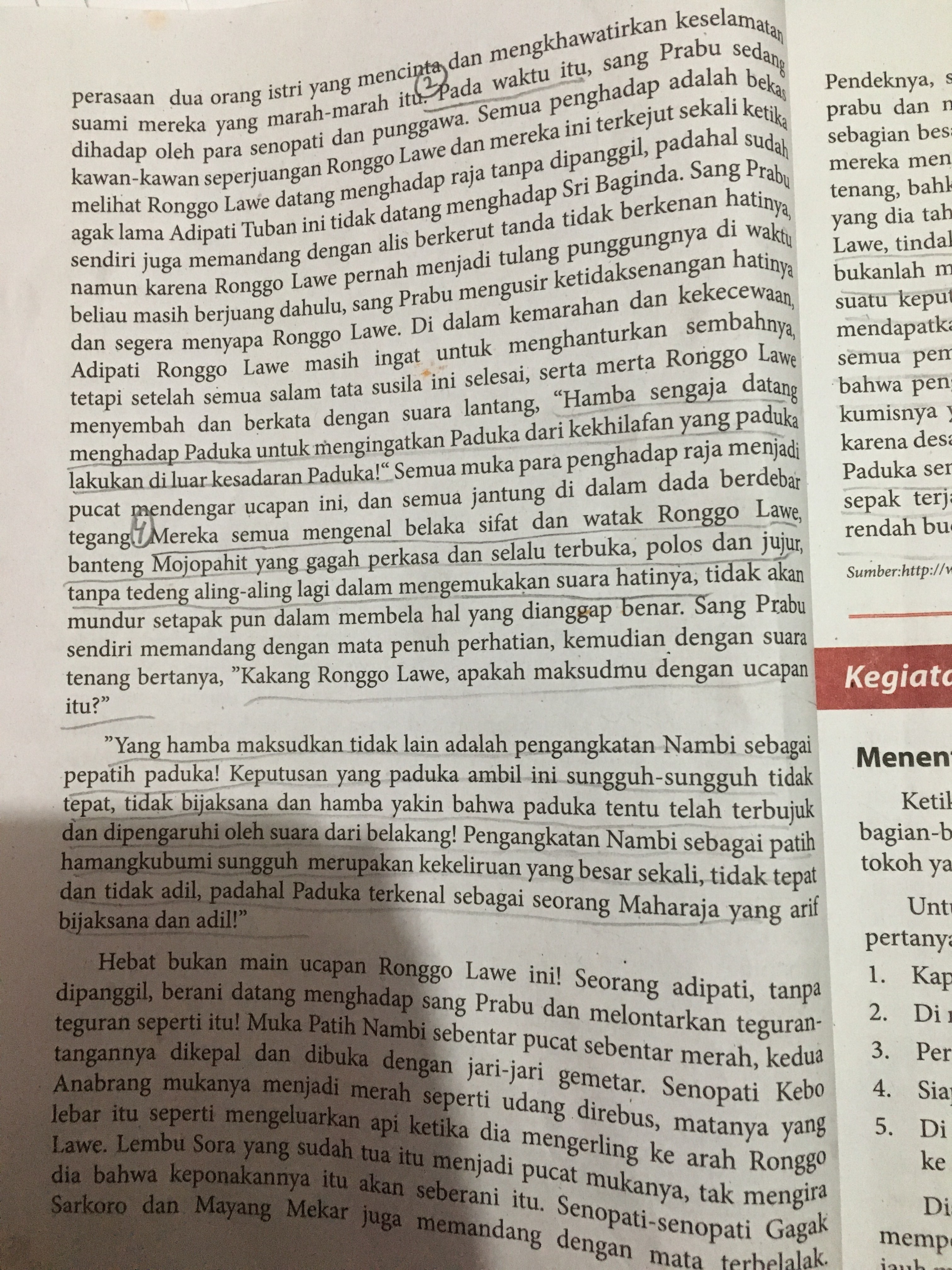 Penggunaan Kata Kerja Material Dalam Novel Sejarah Kemelut