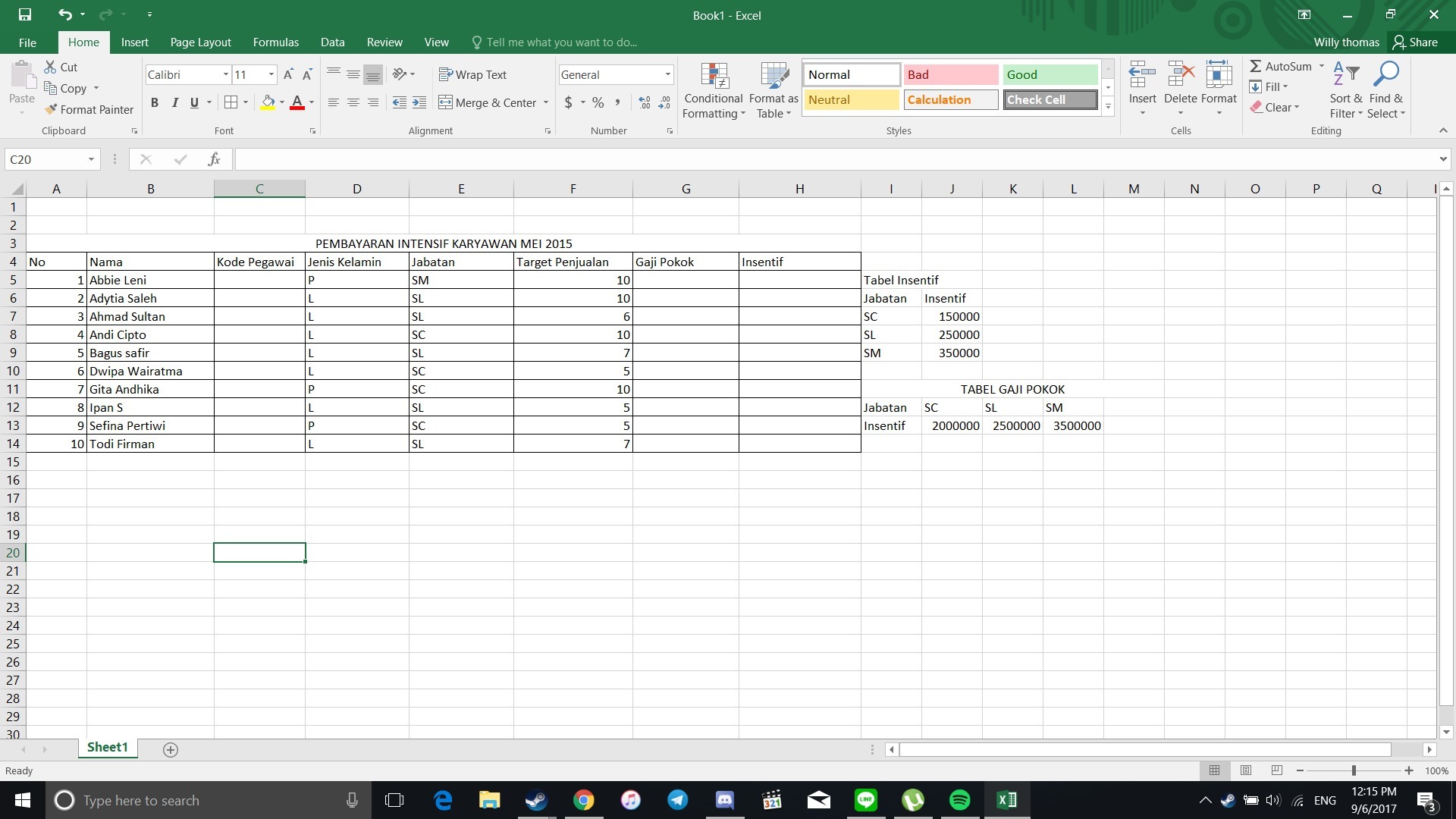 Bimbel Calistung Jogja Cara Belajar Berhitung Di Excel